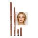 Гелевий олівець для губ, Global Fashion, velvet smooth lipliner, 01 25020 фото 1
