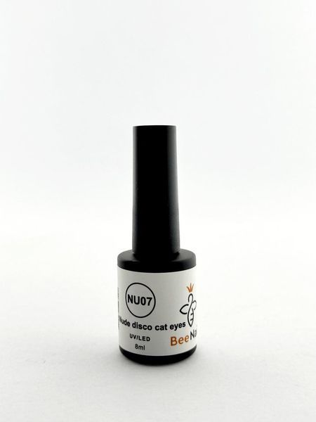 Гель-лак для нігтів Nude Disco Cat Eyes Bee Nails, 8 мл, NU07 25486 фото