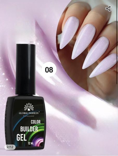 Цветной гель для ногтей Color Builder Gel 12 мл, 08 18961 фото