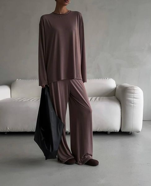 Костюм женский микродайвинг (штаны и кофта) RAZ-1499 (42 - 46 р.) Мокко RAZ-1499 фото