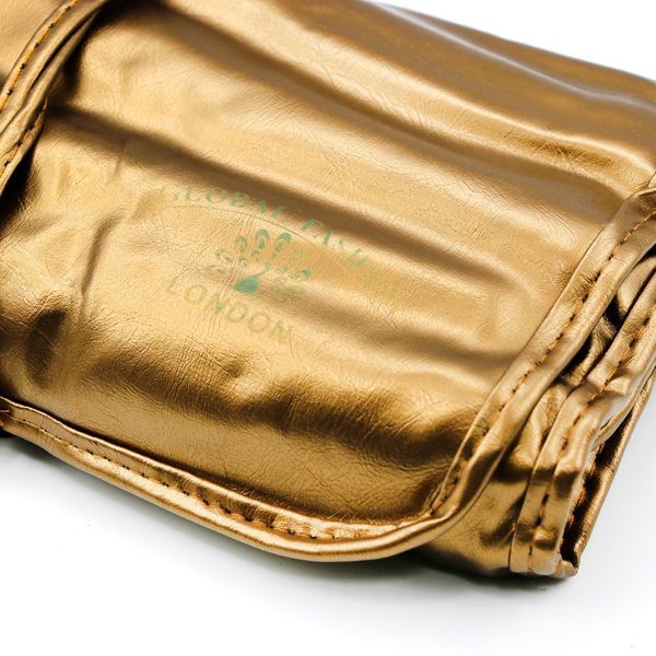 Набір пензлів для макіяжу, 24 шт Global Fashion, золотий чохол 11781 фото