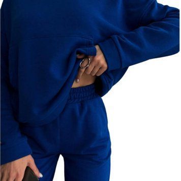 Костюм-кенгуру жіночий тринитка на флісі (штани та кофта) RAZ-918 (42 - 52 р.) Електрик (синій) RAZ-918 фото