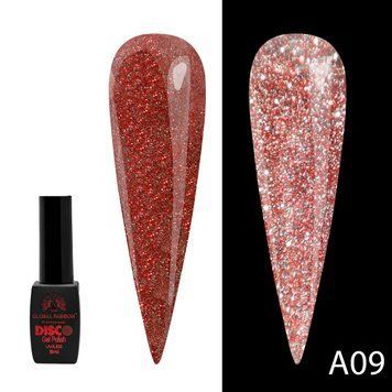 Гель-лак Disco Gel Polish, Global Fashion, светоотражающий, 8 мл, A09 12219 фото