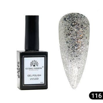 Гель лак Global Fashion, Gel polish&nbsp;15&nbsp;ml,&nbsp;116 23953 фото