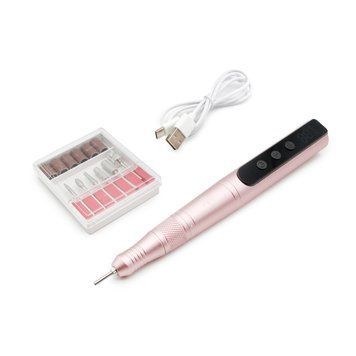 Ручка-аппарат для маникюра и педикюра Global Fashion T7A, 35000 об/мин, Pink 24534 фото