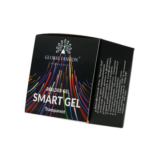 Гель для моделирования ногтей, двухфазный, Smart Gel 15 г, прозрачный 13833 фото