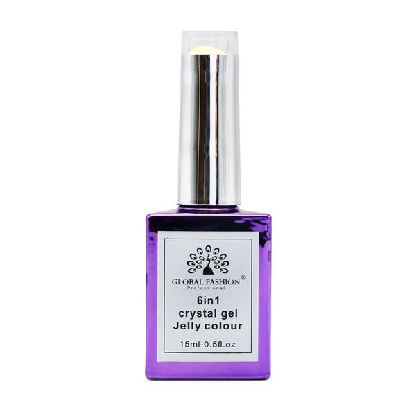 Gel build-up 6 in 1 crystal gel jelly color, 15 ml, 6602 23752 фото