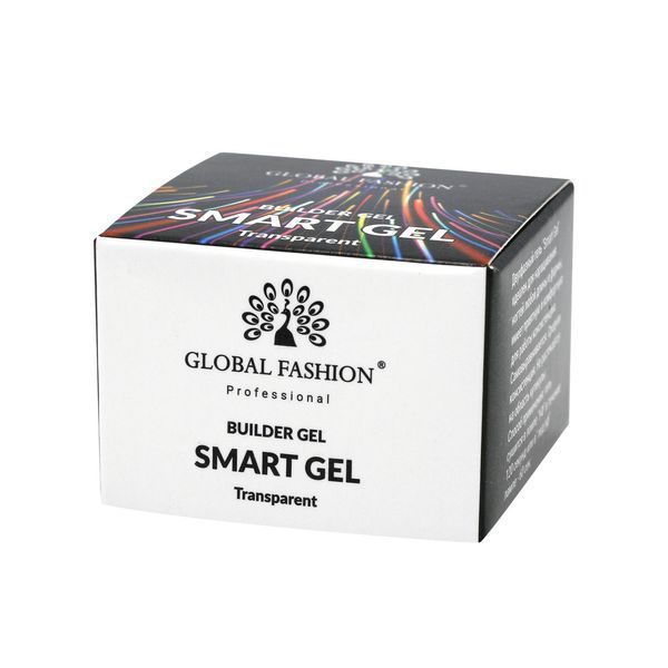 Гель для моделирования ногтей, двухфазный, Smart Gel 15 г, прозрачный 13833 фото