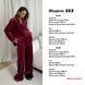 Костюм-трійка жіночий (кофта, топ і штани) велюровий JEM-323 (42 - 50 р.) Бургунди JEM-323 фото 3